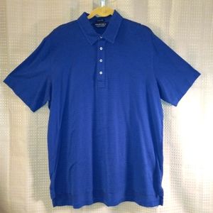 Ralph Lauren blue short sleeve golf shirt.